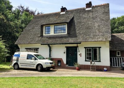 Buitenschilderwerk PWN Boswachtershuisje in Heemskerk