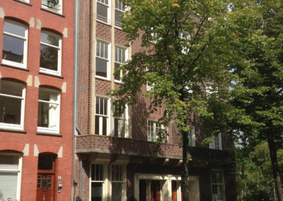 Buitenschilderwerk appartementencomplex Nic. Maesstraat Amsterdam